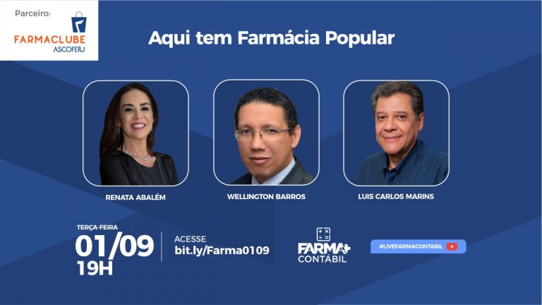 Farma Contábil promove live sobre Farmácia Popular