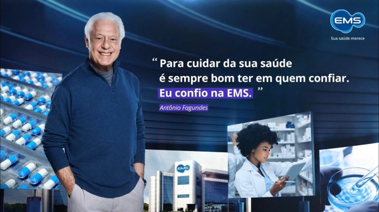 EMS lança campanha com Antônio Fagundes