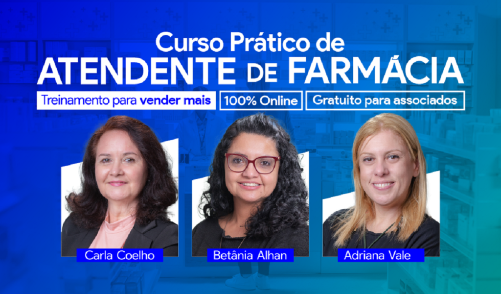 Ascoferj lança curso de atendente de farmácia 100% online