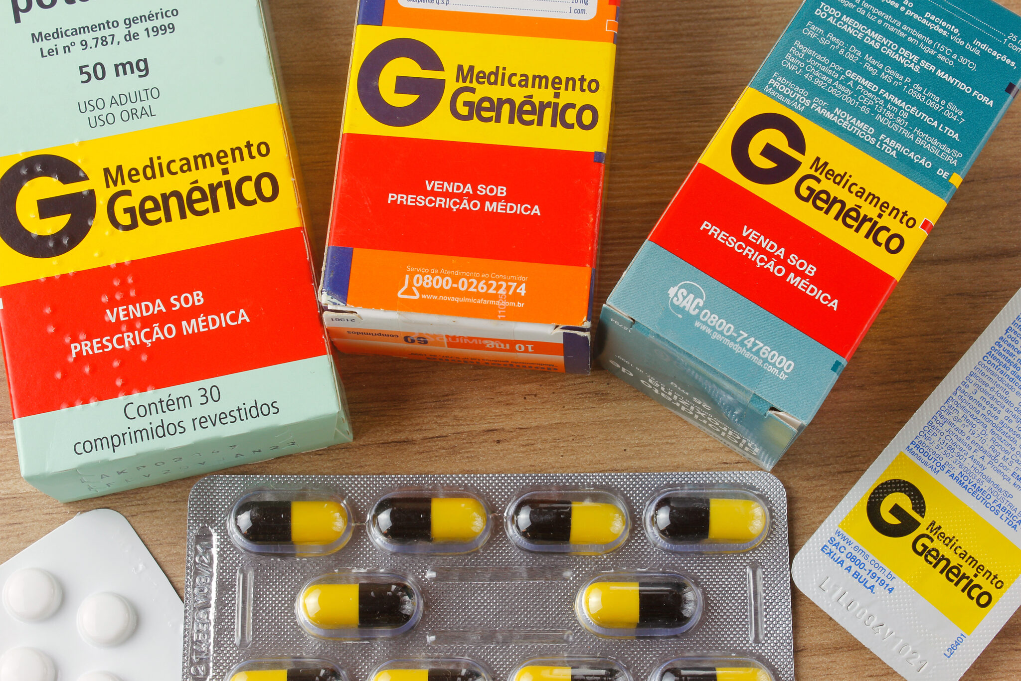 15 dos 20 remédios mais prescritos são genéricos