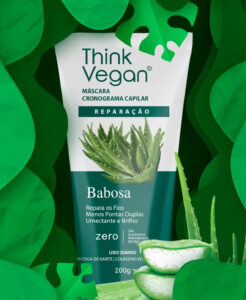 Think Vegan lança linha vegana de máscaras de tratamento capilar