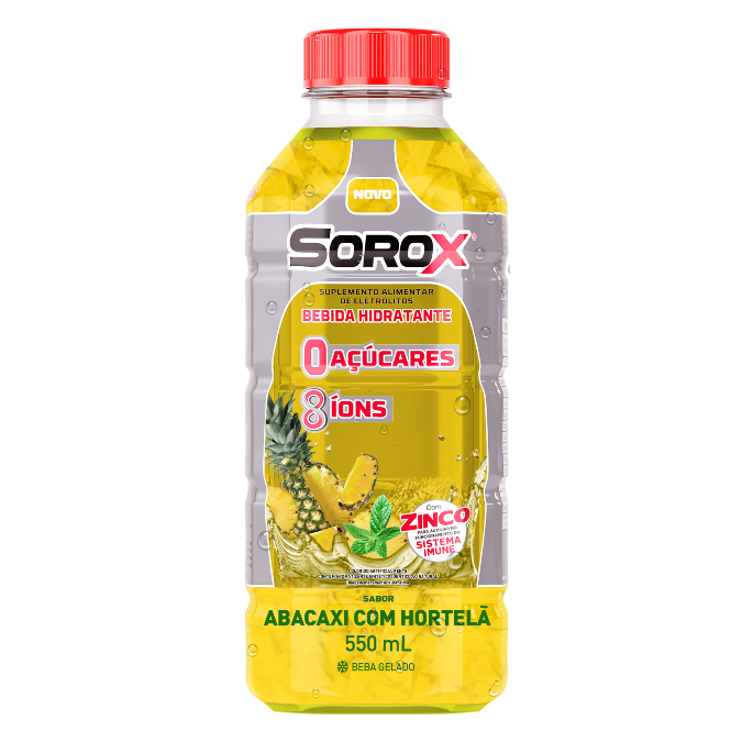 Sorox apresenta novos sabores de hidrotônicos