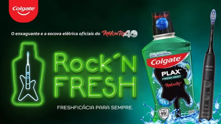 Colgate Plax ganha edição limitada especial para o Rock in Rio 2024