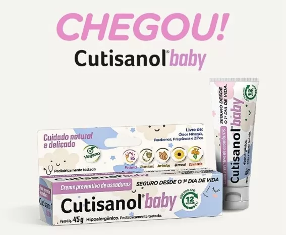 Cristália anuncia campanha de lançamento do Cutisanol Baby