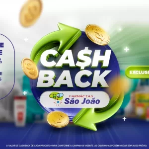 Farmácia São João valoriza seus clientes com cashback em seu e-commerce