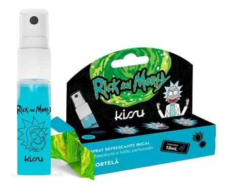 Spray bucal Kissu Rick and Morty chega às farmácias