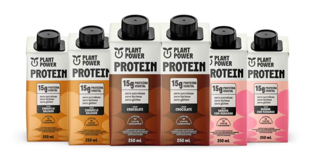 Plant Power lança Shake Protein em collab com A Tal da Castanha