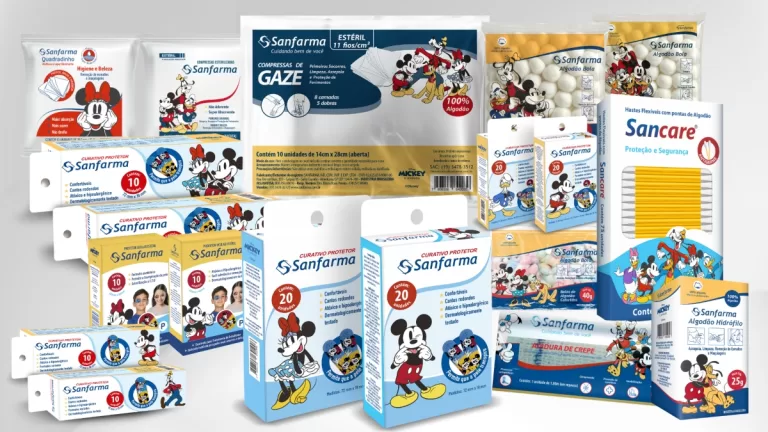 Sanfarma lança linha de produtos licenciados da Disney