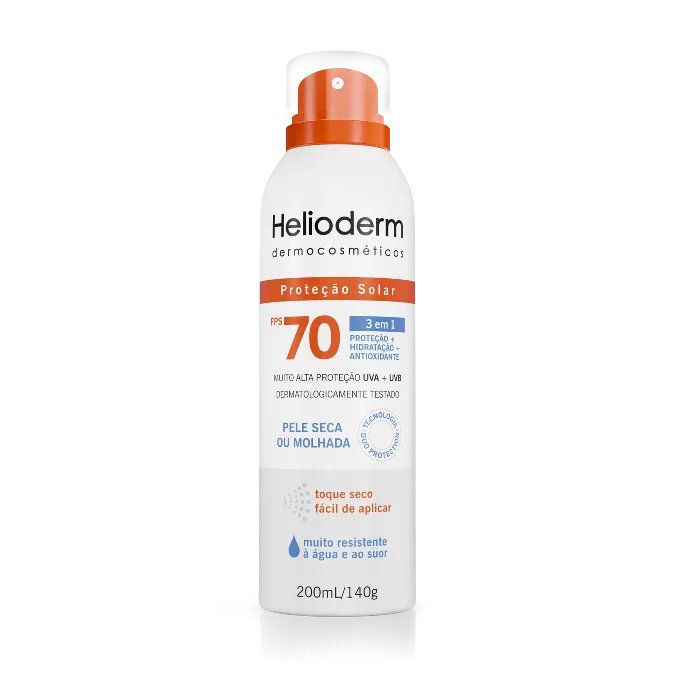 Helioderm amplia portfólio com versão aerossol e spray