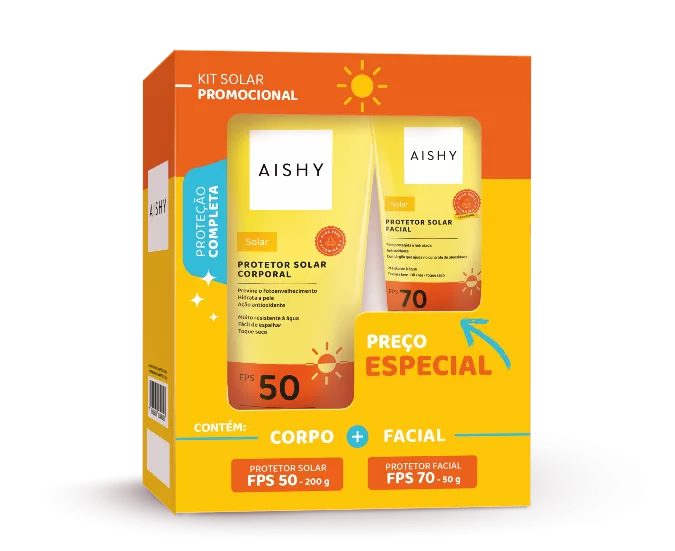 Linha Solar Aishy combina eficácia e cuidado com o meio ambiente