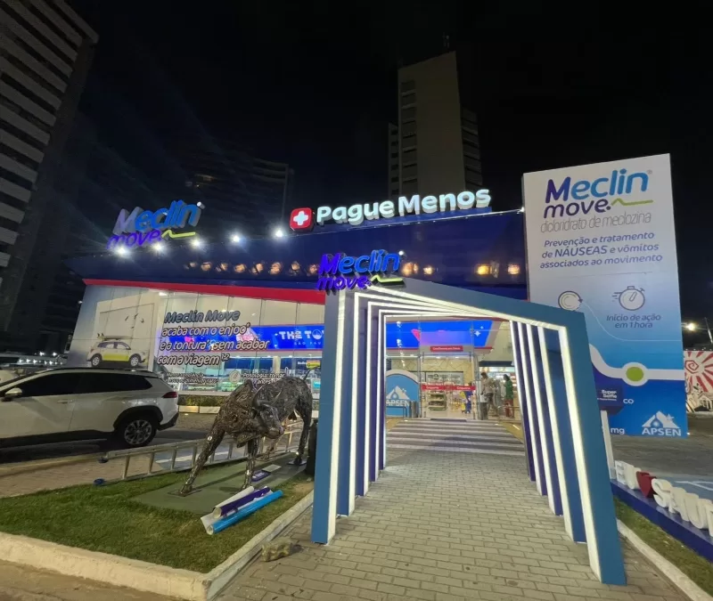 Pague Menos e Apsen promovem envelopamento de loja em Fortaleza (CE)