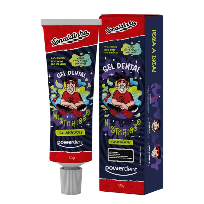 Powerdent lança linha oficial de saúde oral do Enaldinho