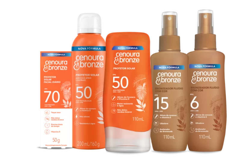 Cenoura & Bronze apresenta novas fórmulas e embalagens no início da temporada de verão