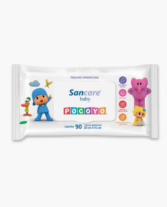 Pocoyo ganha linha exclusiva de produtos da Sanfarma