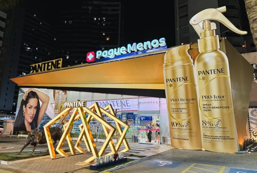 Em Fortaleza, Pague Menos e Pantene se juntam para mega lançamento de versão contra danos