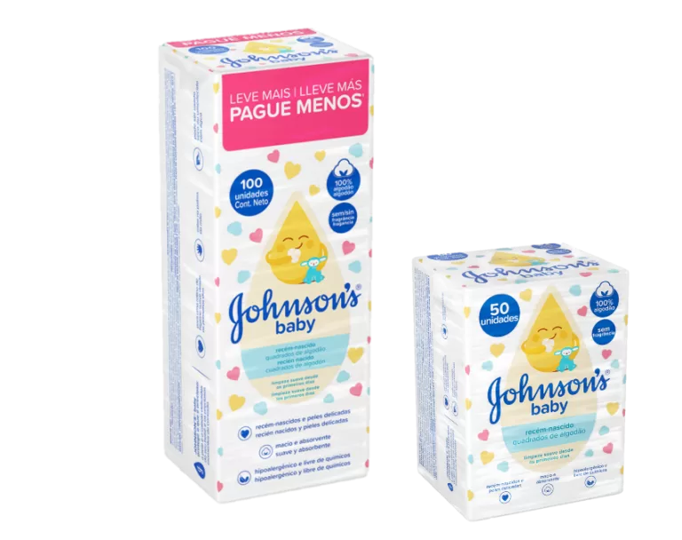 JOHNSON’S Baby expande portfólio e lança algodão