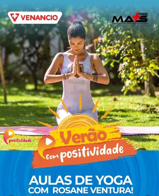 Drogaria Venancio incentiva saúde com aulas de yoga do verão positividade