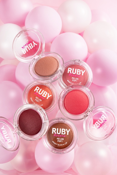 Ensaio Blush & Lip Bouncy Melon Pop – Ruby Kisses