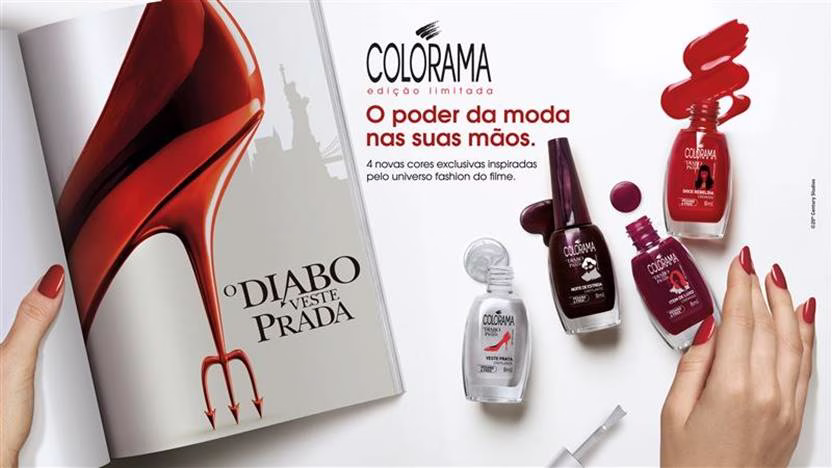 Colorama lança coleção inspirada em O Diabo Veste Prada