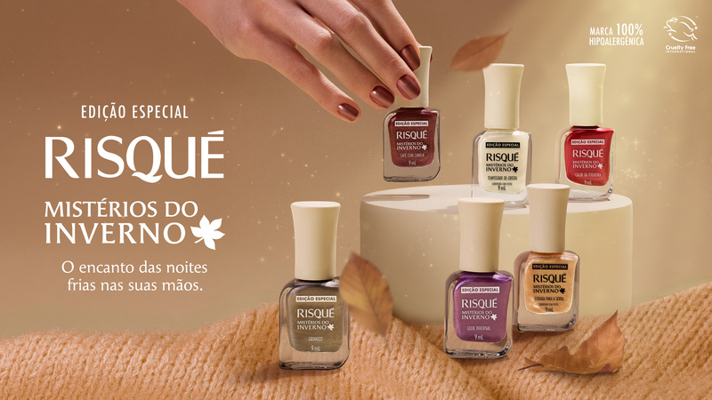 Coty reforça portfólio sazonal de Risqué com a coleção “Mistérios do Inverno”