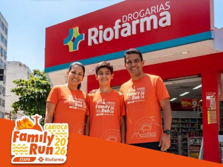 Riofarma patrocina a Carioca Family Run 2026