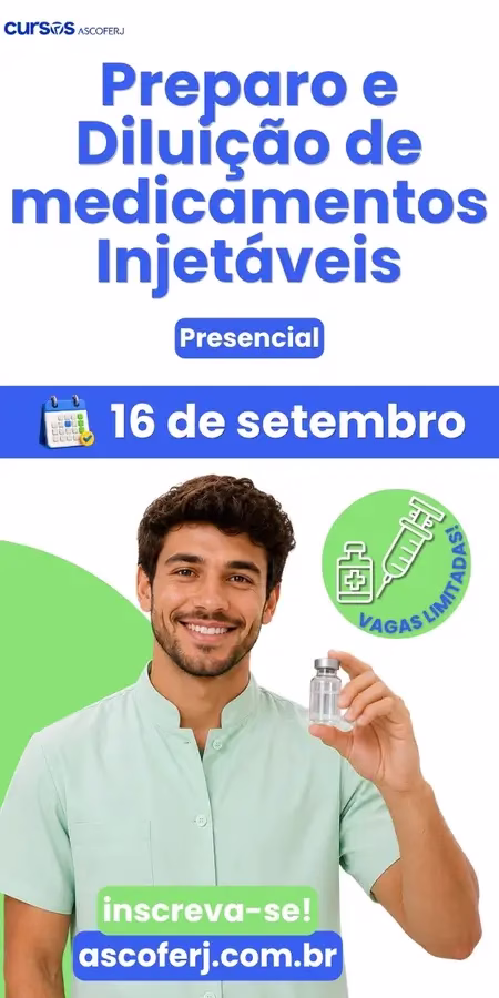 Banner Curso Preparo E Diluicao Injetaveis