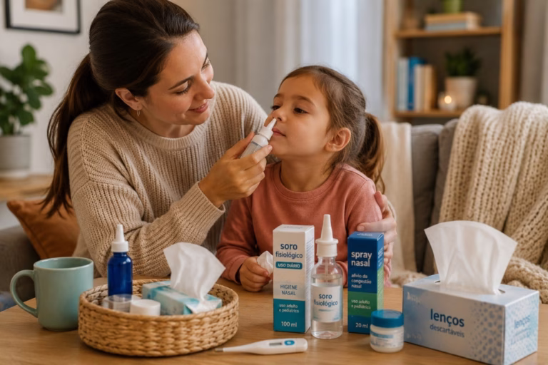 Mudança de clima impulsiona procura por produtos de higiene nasal e cuidados respiratórios