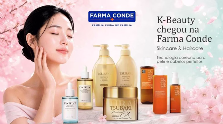 Farma Conde entra no mercado K-Beauty e passa a vender produtos coreanos de beleza e autocuidado