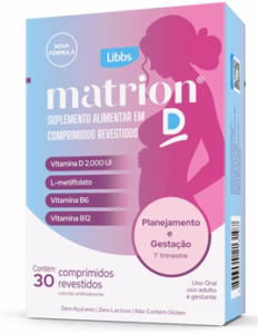 Matrion agora é Matrion D: nova fórmula da Libbs Farmacêutica acompanha a mulher desde o planejamento gestacional