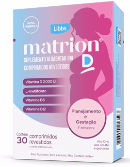 Matrion agora é Matrion D: nova fórmula da Libbs Farmacêutica acompanha a mulher desde o planejamento gestacional